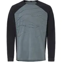Vaude Moab L/S Pro Shirt Maglietta da ciclismo Uomo (XXL, grigio)