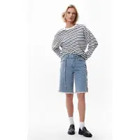 Catwalk junkie Loose Fit Fringed Jorts Starlight Blue Taglia: W26L32 | Pantaloncini Outlet | Donna | Blu