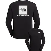 The North Face Evolution Box NSE Regular Long Sleeve Maglia a manica lunga Uomo (S, nero)