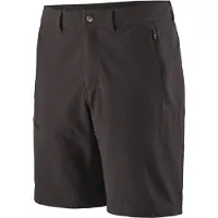 Patagonia - Short elasticizzato idrorepellente - M's Terravia Trail Shorts 10 in. Black per Uomo in Poliestere Riciclato - Taglia 28 US - Nero