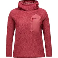 Peak Performance - Pile ultraleggero con zip in Polartec Alpha - W Freelight Alpha Hood Wild Rouge per Donne - Taglia S - rosso