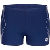 Arena Graphic Swim Short Stripes Pantaloncino da bagno Uomo (7, blu)