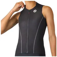 Castelli Women's Anima Flow Sleeveless Singlet ciclismo Donna (XS, grigio)