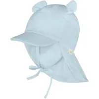 Sterntaler Kid's Peaked Cap with Neck Protection and Ears Cappellino Bambini (49 cm, grigio)