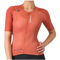 Castelli Women's Unlimited Pro 2 Jersey Maglietta da ciclismo Donna (M, rosso)