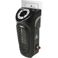 Argoclima MIO Stufetta elettrica infrarossi 350W nero per spazi piccoli interni