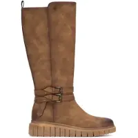Refresh per donna. 17321202-CAMEL Stivali 173212 marrone (39), 1 a 3 cm, Cerniera, Casual