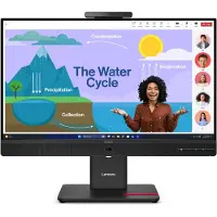 Lenovo Monitor ThinkVision T24D-4v 23,8 FHD USB-C Docking, Microfono, Webcam - 64B7UAT1EU