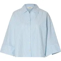 SELECTED WOMEN Camicia Con Maniche A 3/4 Donne Blu 40
