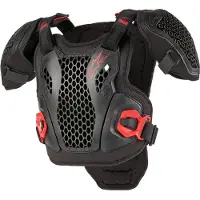 Alpinestars Protezione Torace Bionic Action Ragazzo Black Red, Taglia: L/XL