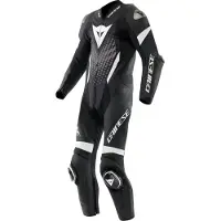 Dainese Laguna Seca 6 Uomo Tuta in pelle monopezzo nero, taglia 58