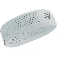 Compressport Thin Headband On/Off Fascia sportiva per la fronte (One Size, grigio)
