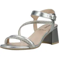 Nero Giardini Sandalo con cinturino argento / trasparente