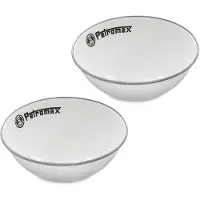 Petromax Enamel Bowls (160 ml, grigio/bianco)