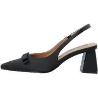 Bianco Décolleté sling 'Maralyn' nero