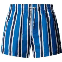 Pepe Jeans per uomo. PMB100016 Costume da bagno a righe blu (S), Beachwear, Polister riciclato, Sostenibile