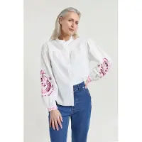 Josephine & Co Joris Blouse Fuchsia Print Taglia: 44 | Magliette intime Outlet | Donna | Rosa