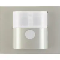 Hager Berker 85341273 Rilevatore di movimento a infrarossi Komfort, 1,1 m, acciaio inossidabile verniciato, Berker K.5