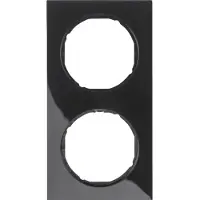Berker Telaio nero/gl doppio - Telaio 2 volte nero 10122245