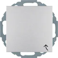 Hager Presa Schuko Berker, alluminio/opaco 47441404