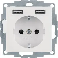 Berker SCHUKO/presa USB 48031909