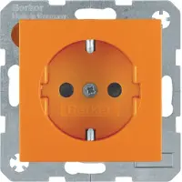 Berker 41431914 Presa SCHUKO arancione, opaca S.1/B.3/B.7
