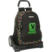 Safta Zaino Con Ruote Minecraft 22.5l 32x44x16 Cm