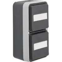 Berker Presa Schuko verticale a 2 vie grigio chiaro - Presa 47703535