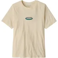 Patagonia 95 Oval Logo T-Shirt T-shirt Uomo (XXL, beige)