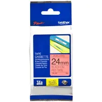 Brother Nastro TZe-451 - Nero su rosso (24 mm x 24 mm)