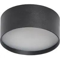 CMD Plafoniera LED 9094, Ø 15 cm, antracite, IP44, metallo