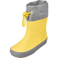 Playshoes Stivale di gomma giallo / grigio scuro