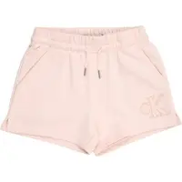 Calvin Klein Girls Ck Logo Knit Shorts Pearl Taglia: 16 | Pantaloni Outlet | Unisex | Bianco