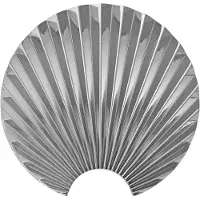 AYTM gancio Concha, argento, decorazione da parete, altezza 11,5 cm