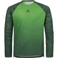 Schöffel Longsleeve Style Koitere Maglietta da ciclismo Uomo (56, verde)