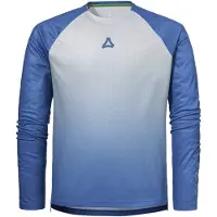 Schöffel Longsleeve Style Koitere Maglietta da ciclismo Uomo (48, blu)