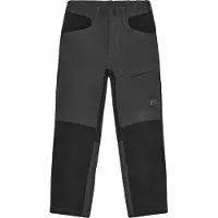 Color Kids Kid's Pants Stretch Pantaloni da trekking Bambini (134, nero/grigio)