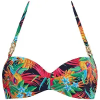 Marlies Dekkers Hula Haka Rainforest And Gold Plunge Balcony Bikini Top Taglia: 75D | Bikini Outlet | Donna | Giallo