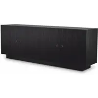 Casa Padrino Credenza Grigio nero / Bronzo 220 cm - Mobili