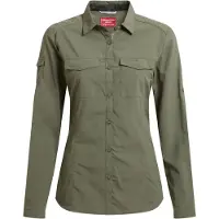 Craghoppers Women's Nosilife Adventure Langarm Bluse III Camicetta Donna (48, olivia)
