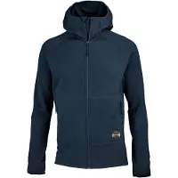 Lundhags Tived Merino Hoodie Felpa di merino con cappuccio Uomo (S, blu)