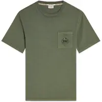 Scotch & Soda Garment Dyed Ss Pocket Tee Midnight Turq Taglia: M | Magliette basic Outlet | Uomo