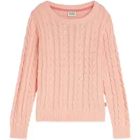 Scotch & Soda Girls Cable Sweater Knit L/s Apricot Blush Taglia: XL | Maglioni Outlet | Unisex | Arancia