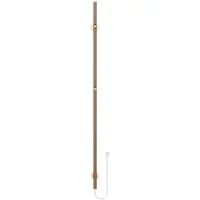 BELVIT asciugamano elettrico 150 cm 60 W con timer e 2 impostazioni di calore - scaldasalviette elettrico, a parete, 2 ganci, radiatore bagno