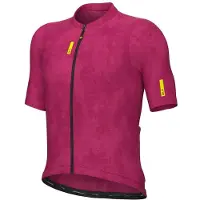ALÉ Pragma Crash S/S Jersey Maglietta da ciclismo Uomo (3XL, fuchsia)