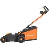 YARD FORCE Tosaerba a batteria LM C40B-EU con regolazione dell'altezza di taglio in sette posizioni arancio-nero Taglia unica