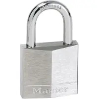Master Lock Lucchetto Cromato Con Grillo Acciaio Inossidabile Ottone