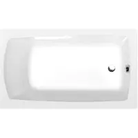 Polysan Vasche da bagno Polysan - Vasca rettangolare Lily, 1200x700x390 mm, bianco 25111