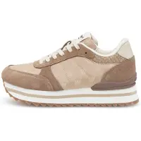 Woden Ronja Plateau Heritage Coffee Cream Taglia: 41 | Sneakers Outlet | Donna | Marrone