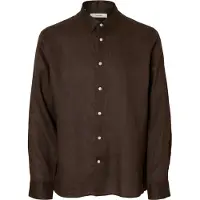 Selected Camicia Uomini Marrone XXL